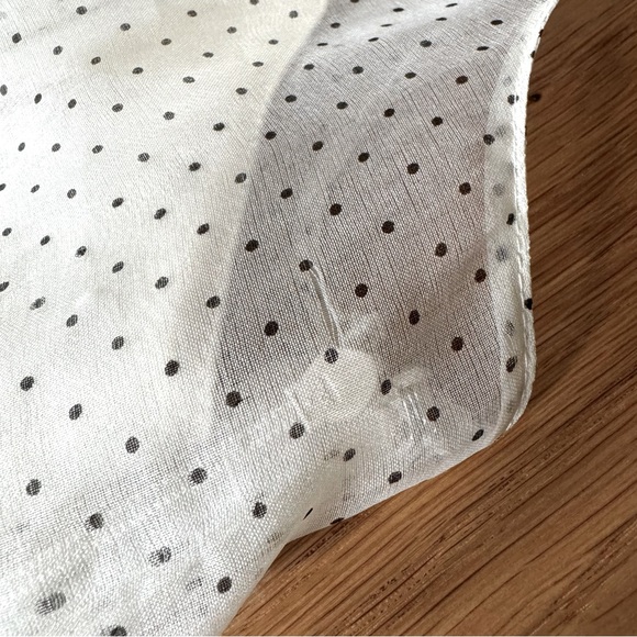 Vintage Betsey Johnson Polka Dot Henley Ruffle Dress - Picture 14 of 16